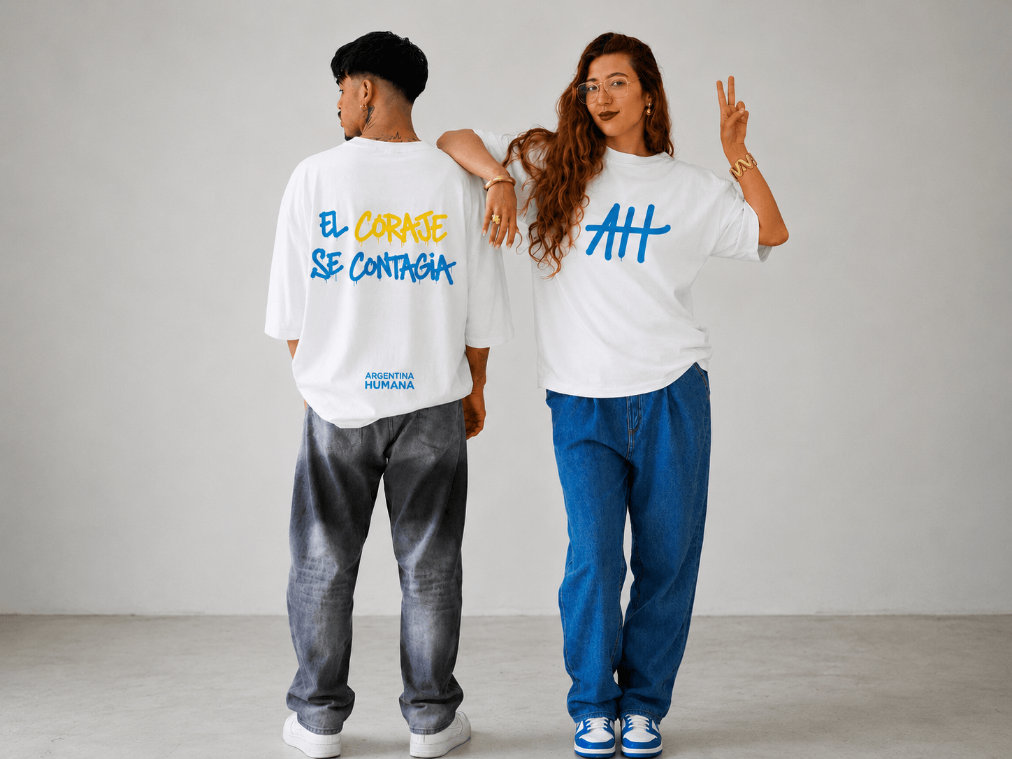 Remera Oversize Argentina Humana | Tuc-Humano
